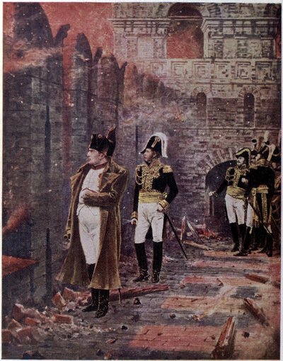 The Kremlin is on Fire! by Vasili Vasilievich Vereshchagin